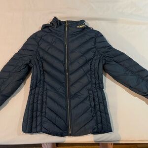 Michael Kors Dark Blue Puffer Jacket